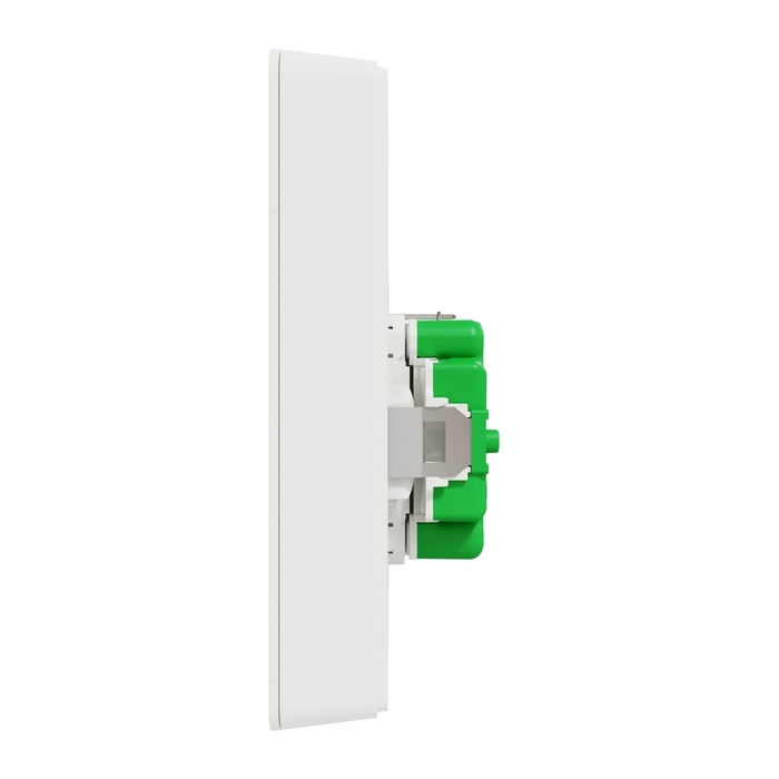 Vägguttag 2-vägs USB Jordat Exxact Schneider Electric